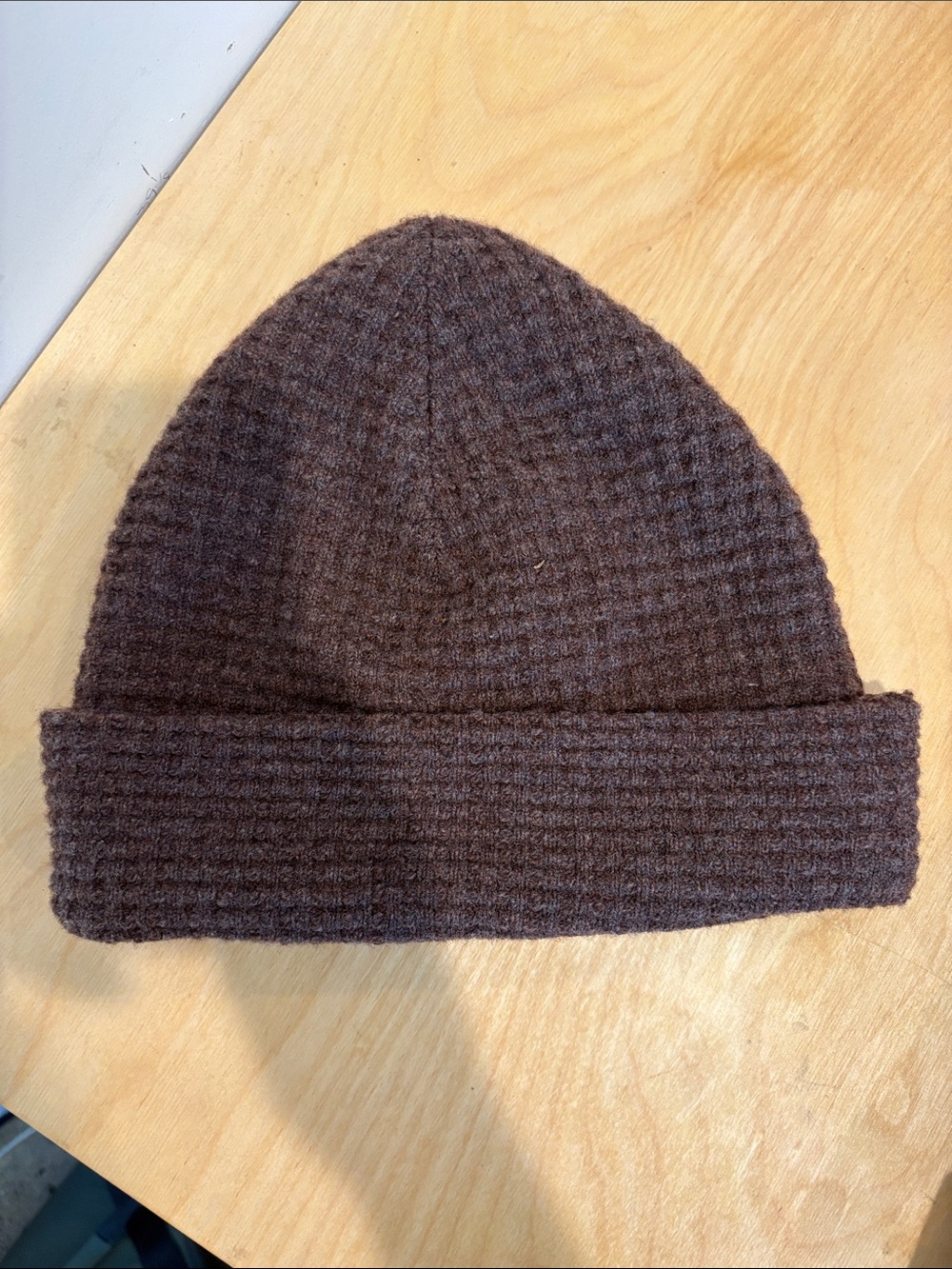 Everlane Chocolate Brown Knit Beanie